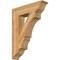 Ekena Millwork Balboa Traditional Rough Sawn Bracket, Western Red Cedar, 6"W x 26"D x 34"H BKT06X26X34BOA01RWR - alternate 1